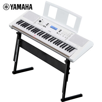 雅马哈（YAMAHA）EZ300电子琴61键儿童成人便携式家用教学智能发光琴键	